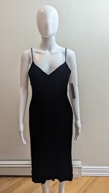 Ralph Lauren Dress Size 6 Velvet Black NWT Holiday Party Dinner LBD Sexy